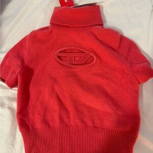 Diesel knitwear sweatshirt pink new with tags can fit size xxs-medium (stretchy)